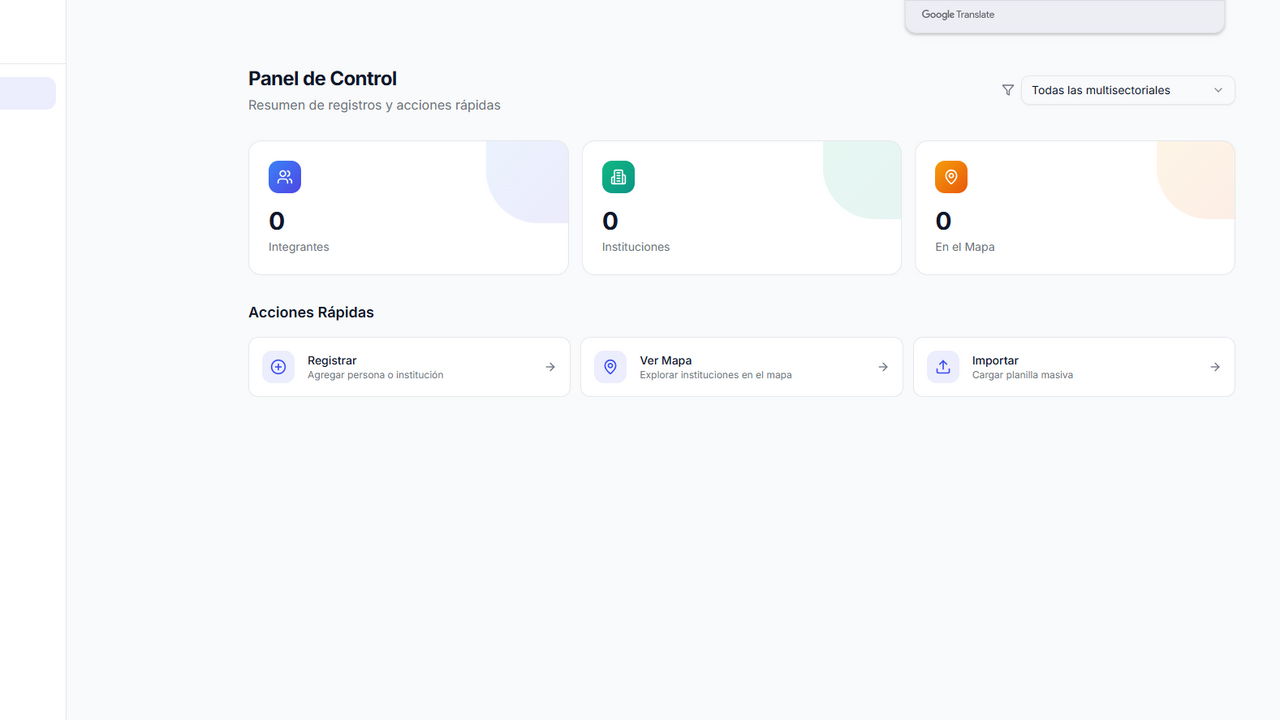 GeoRegistroApp template preview