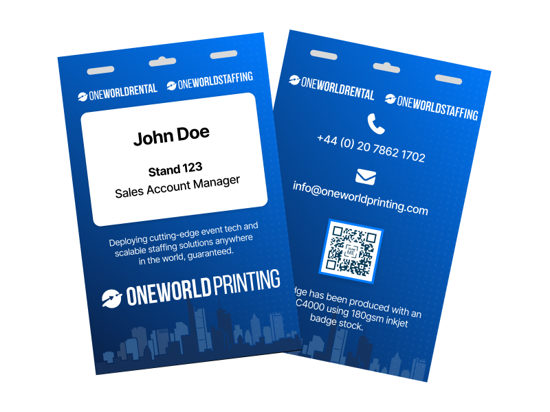 Pre Printed Inkjet Badges (Custom Badge)