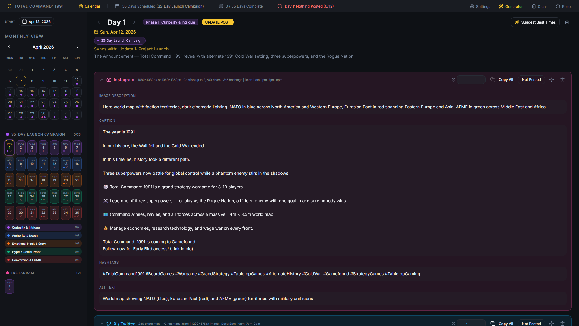 Social Media Copyrighter template preview