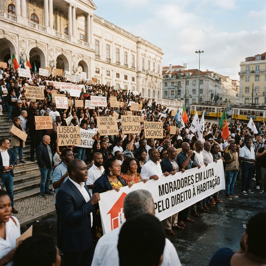 Lisbon Housing Crisis Escalates as Protests Reach Parliament Steps