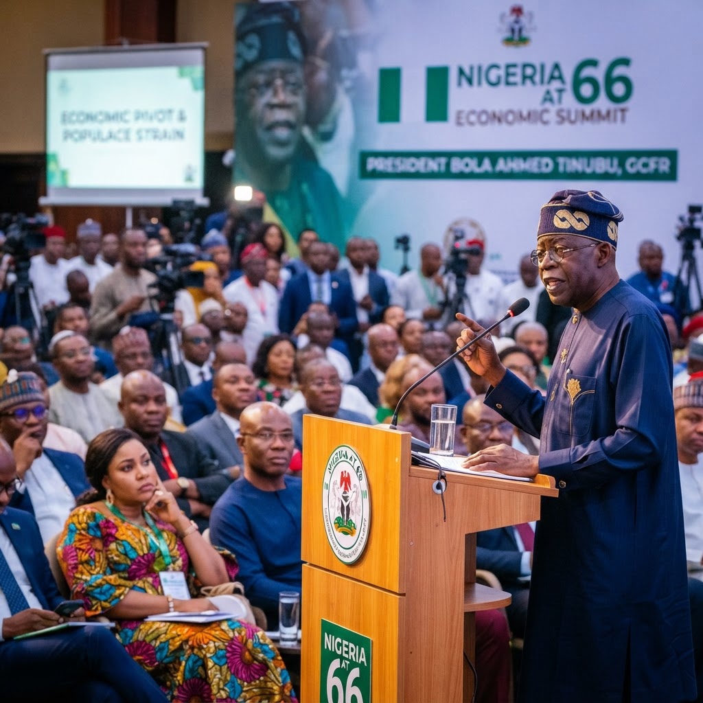 Nigeria at 66: President Tinubu Defends Economic Pivot Amidst Populace Strain