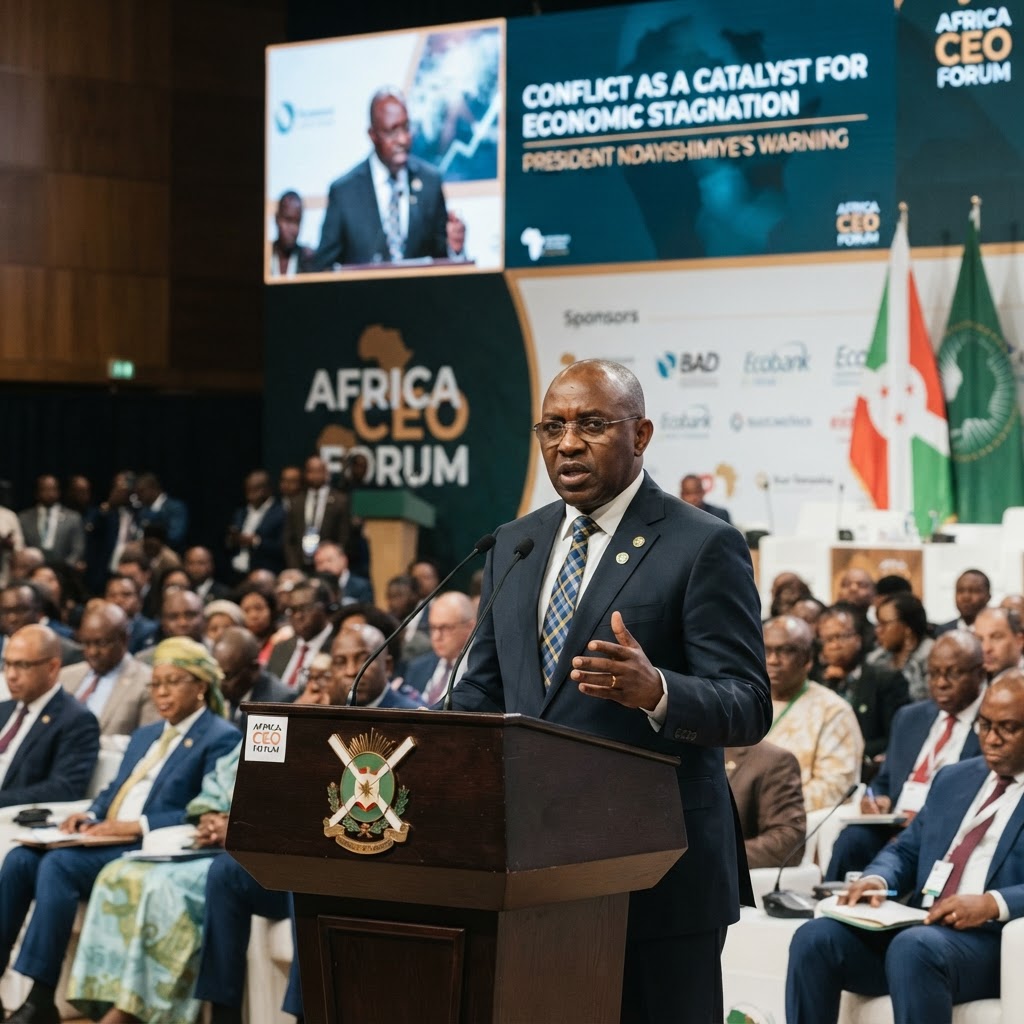Conflict as a Catalyst for Economic Stagnation: President Ndayishimiye’s Warning to Africa