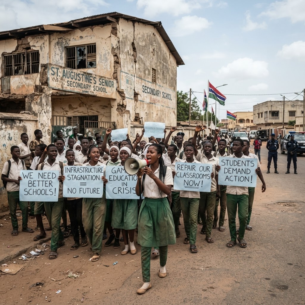 Educational Infrastructure Stagnation Triggers Student Unrest in The Gambia