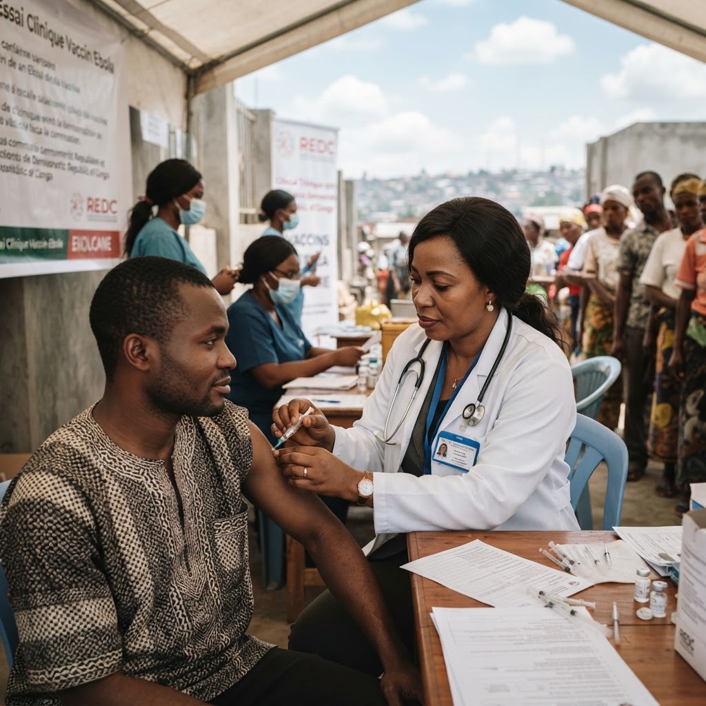 Clinical Trials for Novel Ebola Vaccine Commence in DR Congo Amid Rising Health Security Concerns