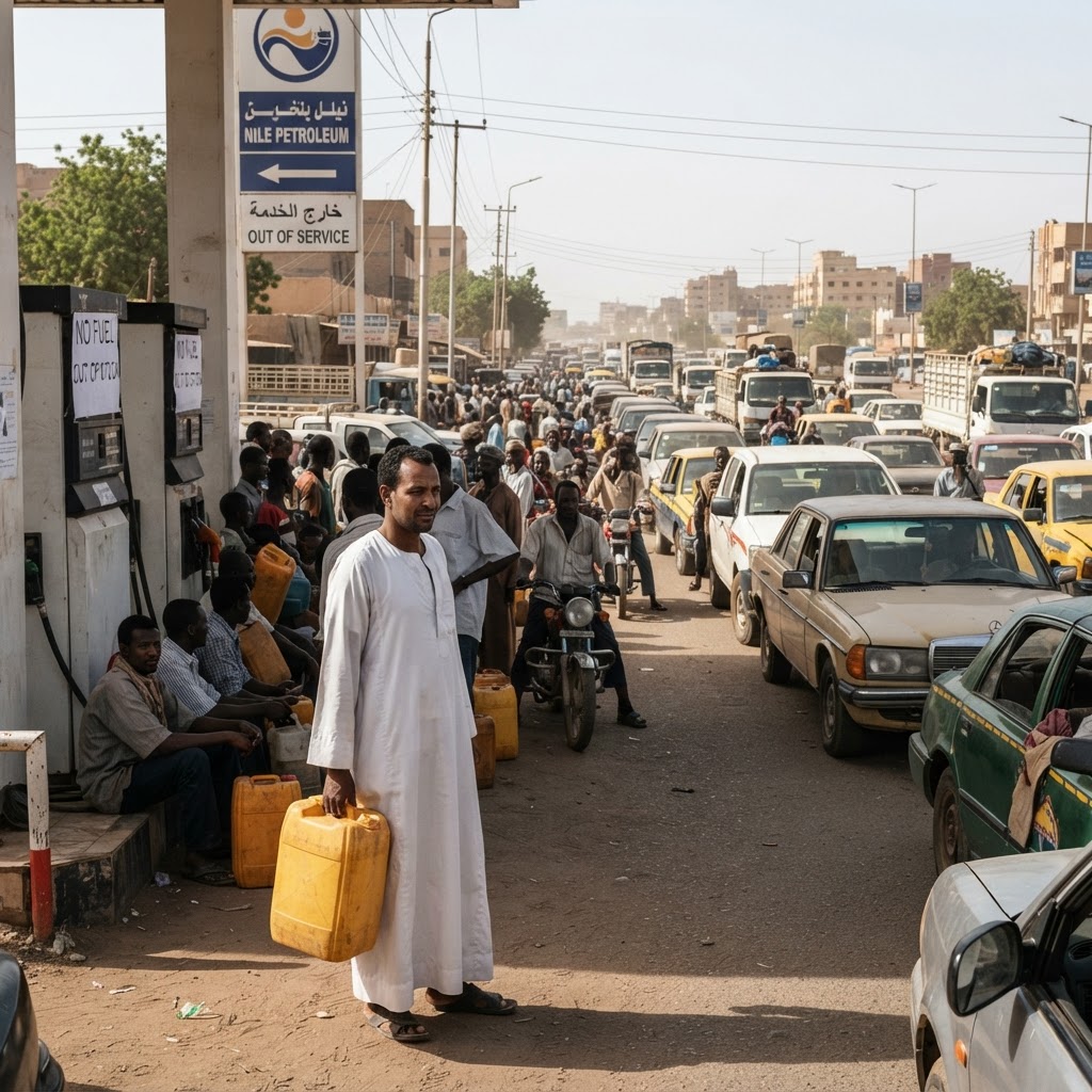 Sudan’s Fuel Crisis Intensifies as Geopolitical Pressures Squeeze Domestic Markets