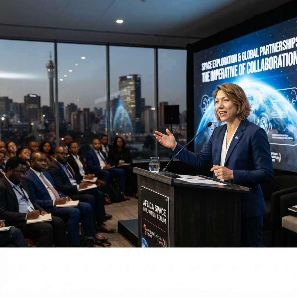 Astronaut Christina Koch Highlights the Imperative of Global Collaboration in Space Exploration