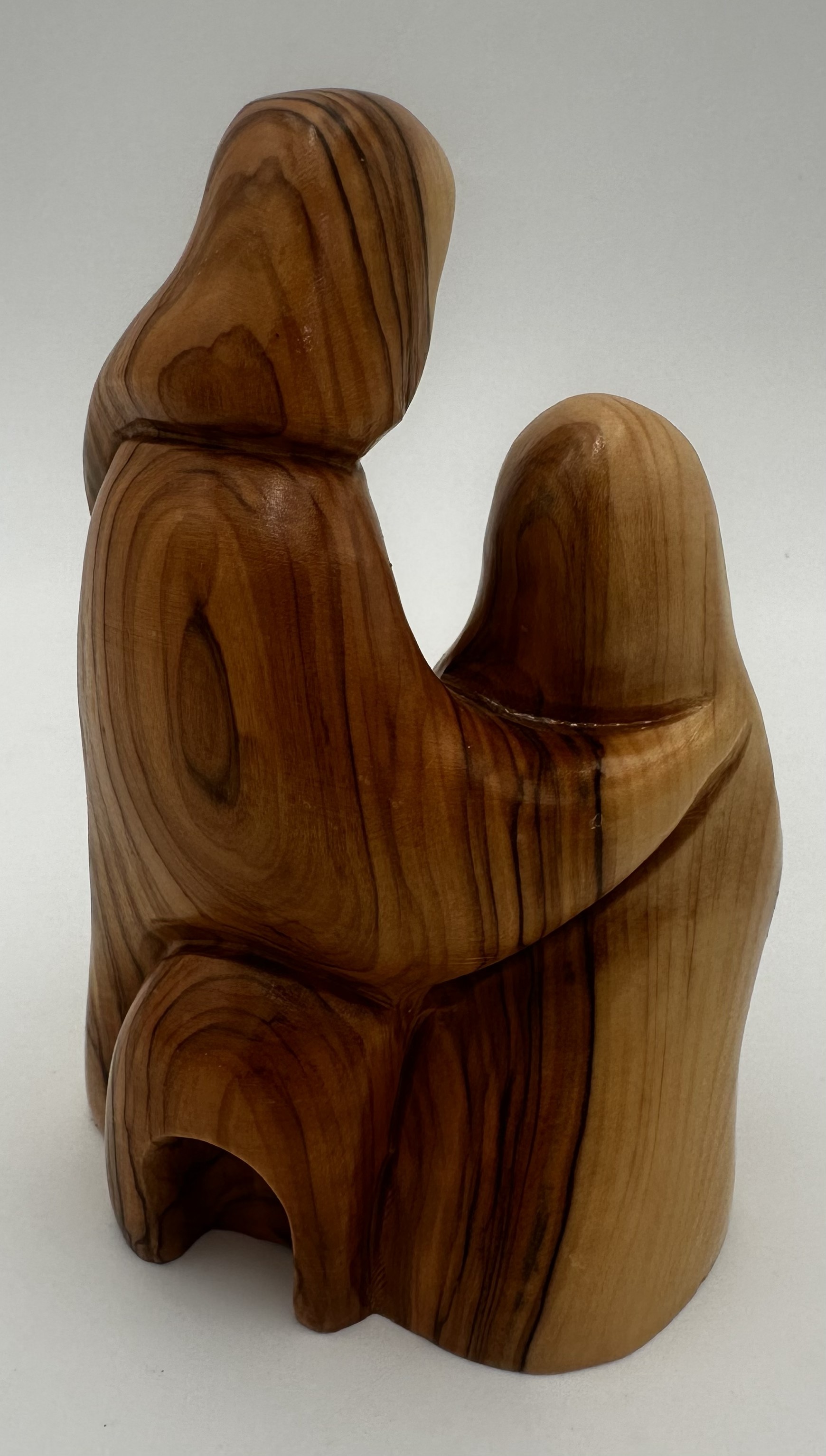 Olive Wood Holy Family Statue (5 x 3 in) 2