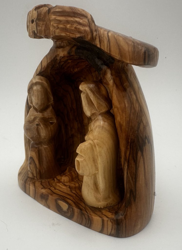 Plain Faces Nativity Scene with Star of Bethlehem 2
