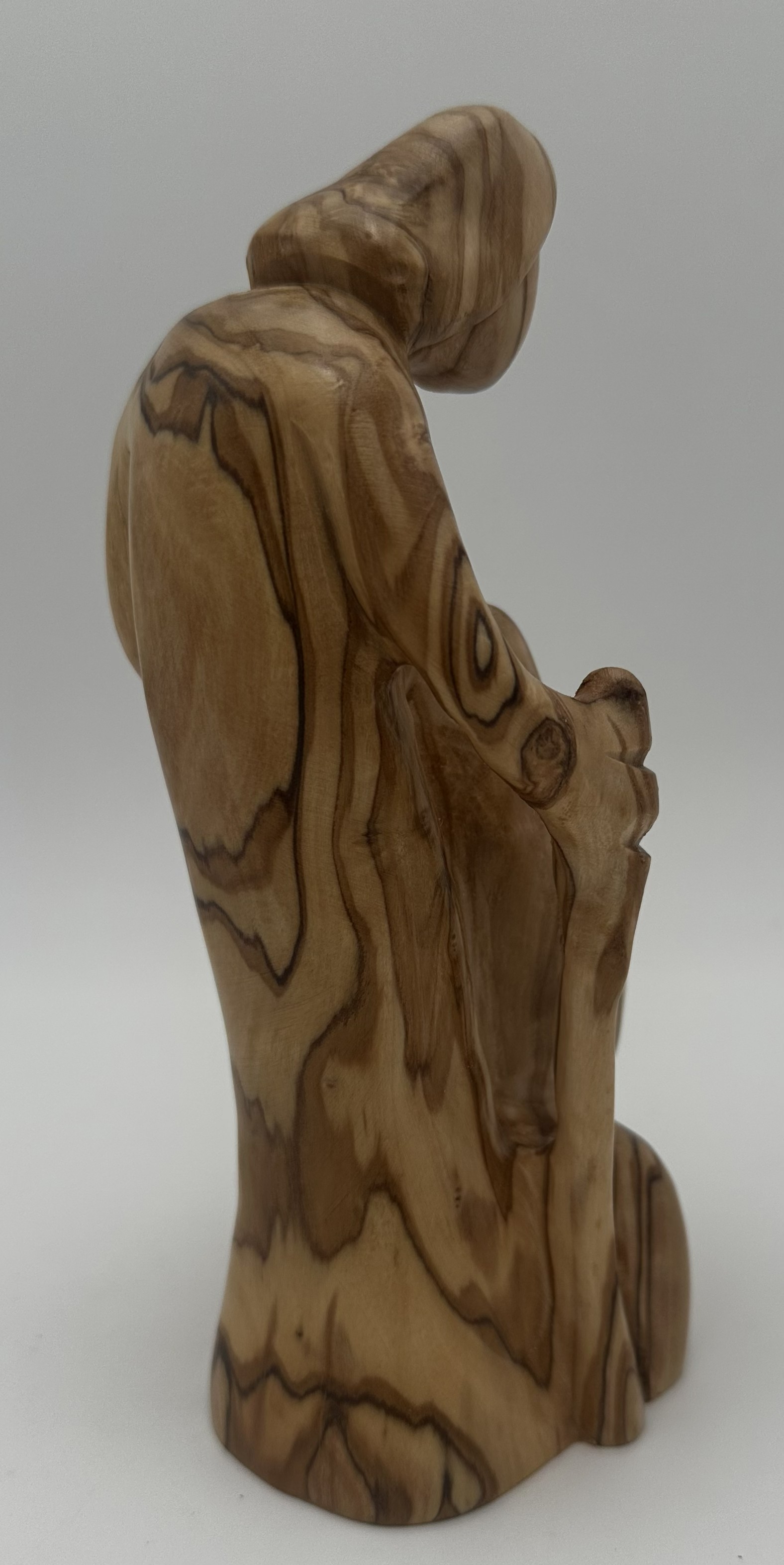 Olive Wood Holy Family Statue — Joseph Standing (7 x 3 in) 2