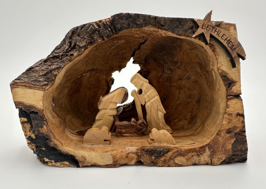 The Log Nativity Scene 3
