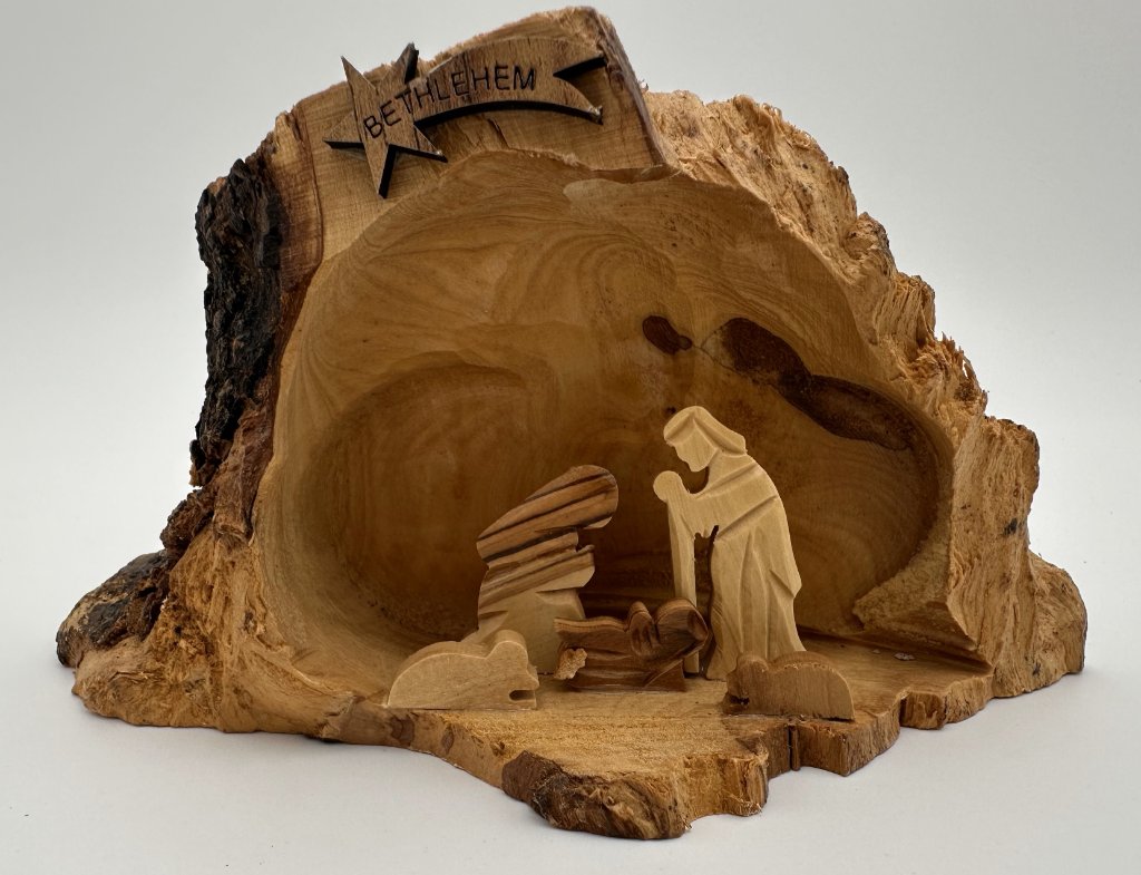 The Log Nativity Scene 2