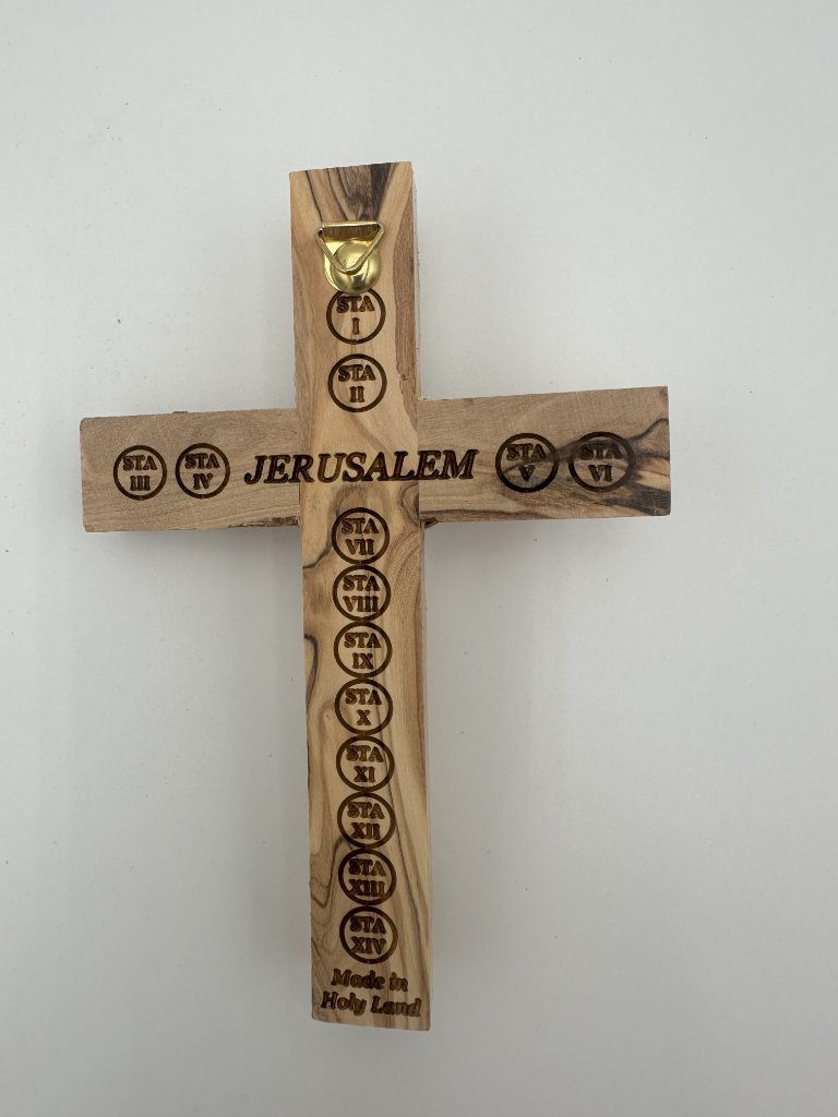 Olive wood Crucifix 2