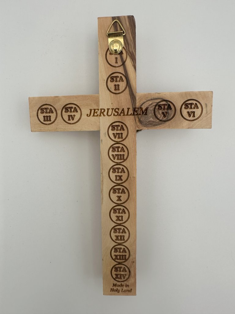 Olive wood Crucifix 2
