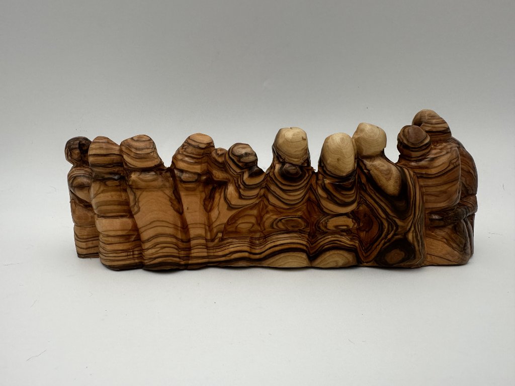 Olive Wood Carved Last Supper 2