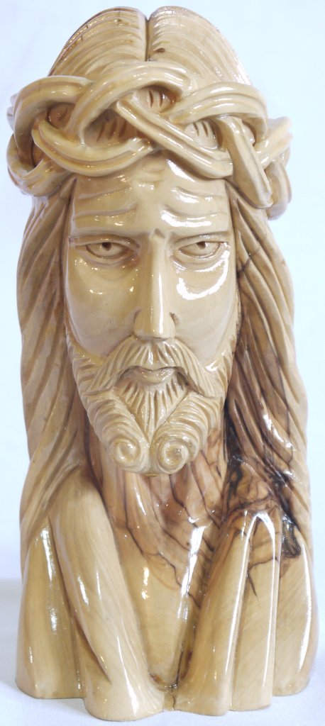 Statue of Jesus Head with the Crown of Thorns
