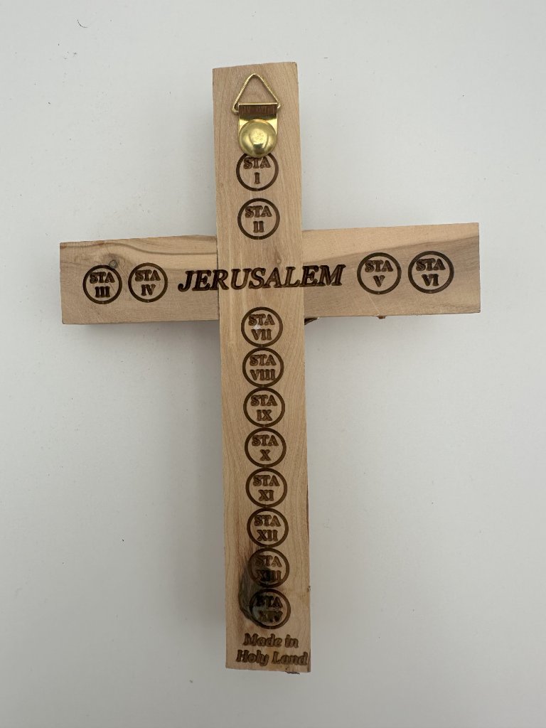 Olive wood Crucifix 2