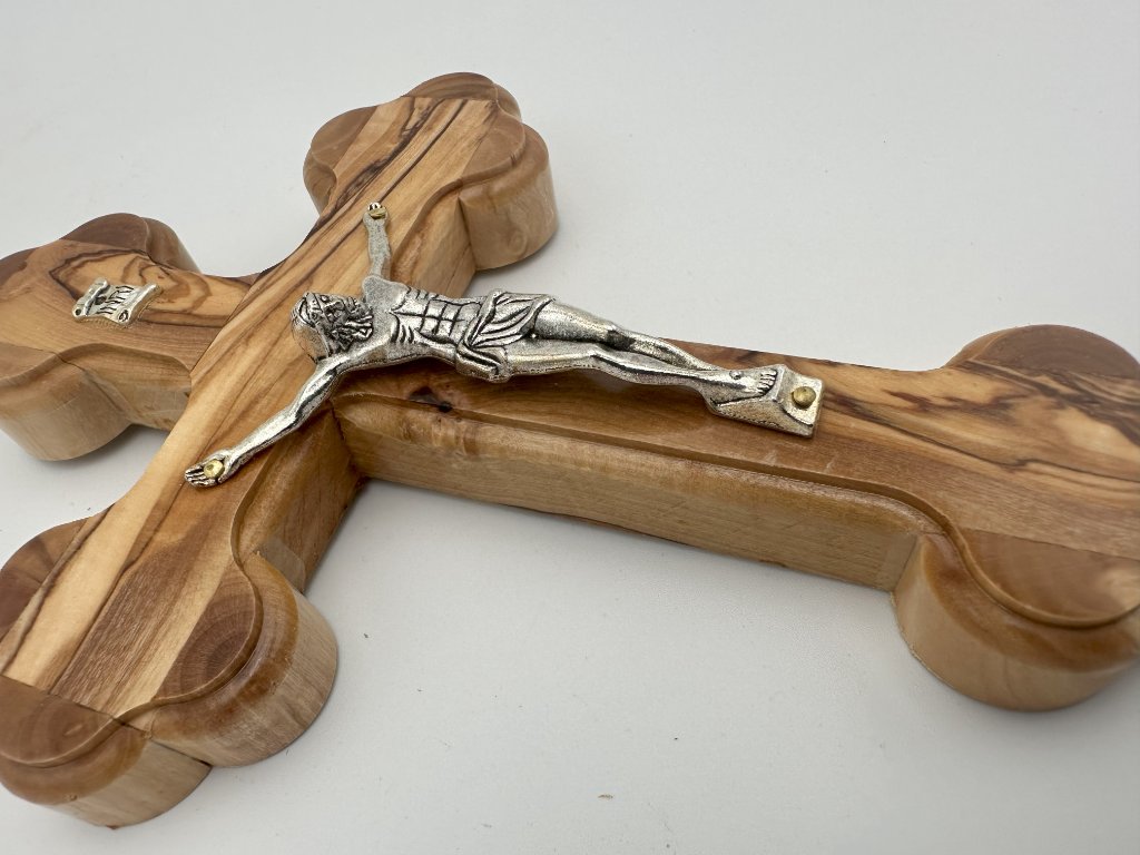 Olive wood Crucifix 3
