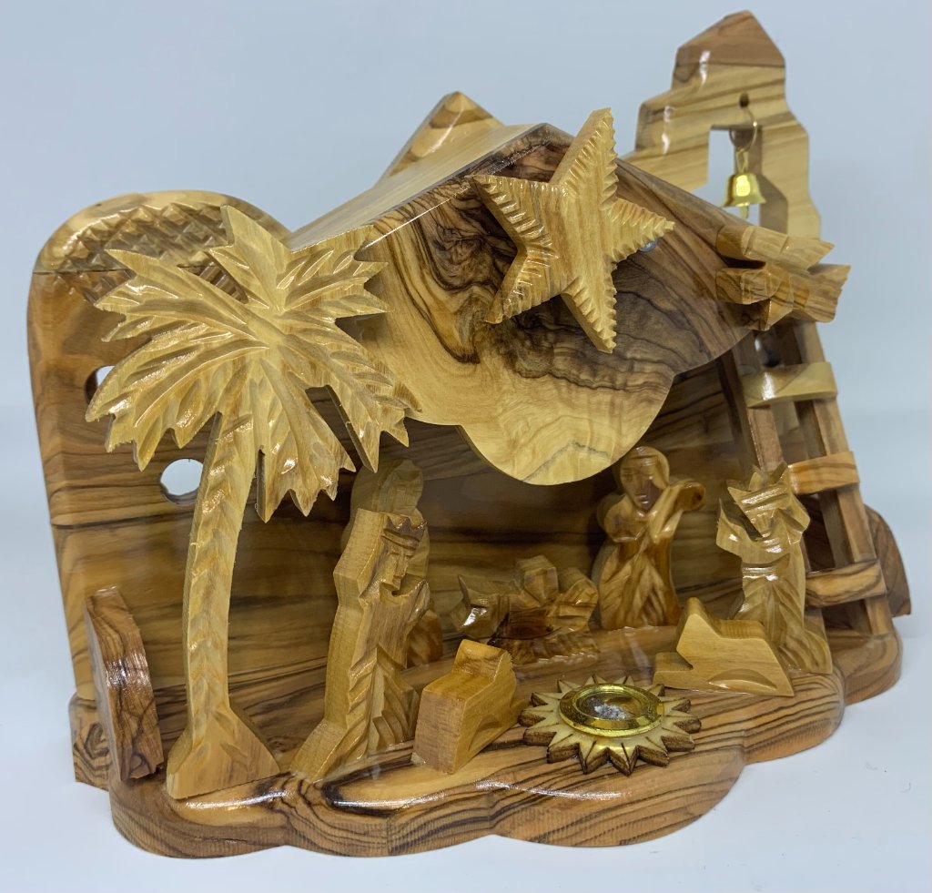 Nativity Scene with Musical Star of Bethlehem 2