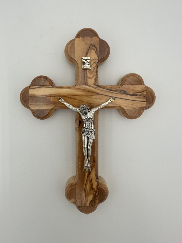Olive wood Crucifix
