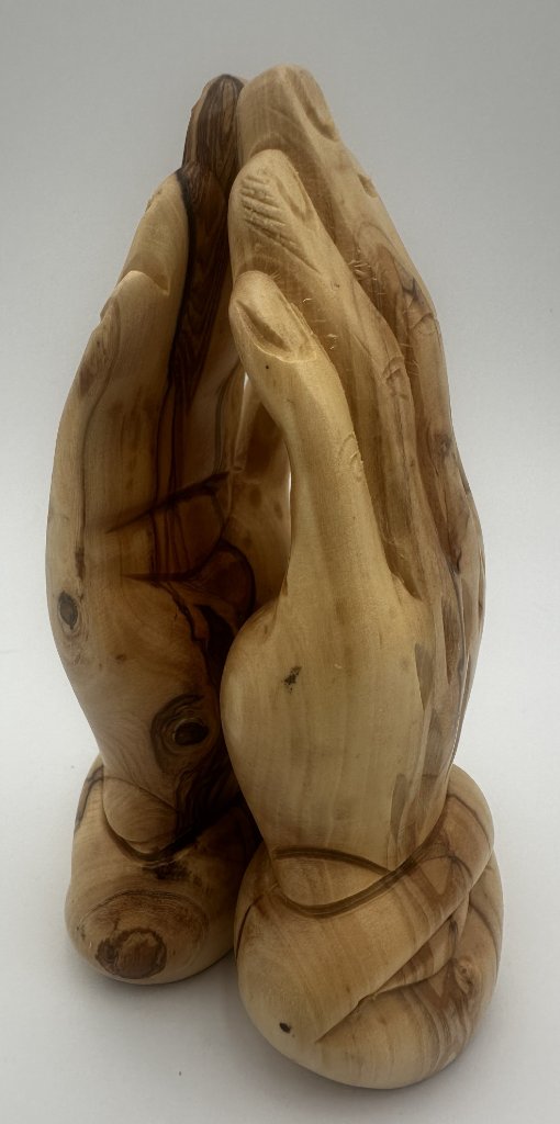 Olive Wood Praying Hands 3