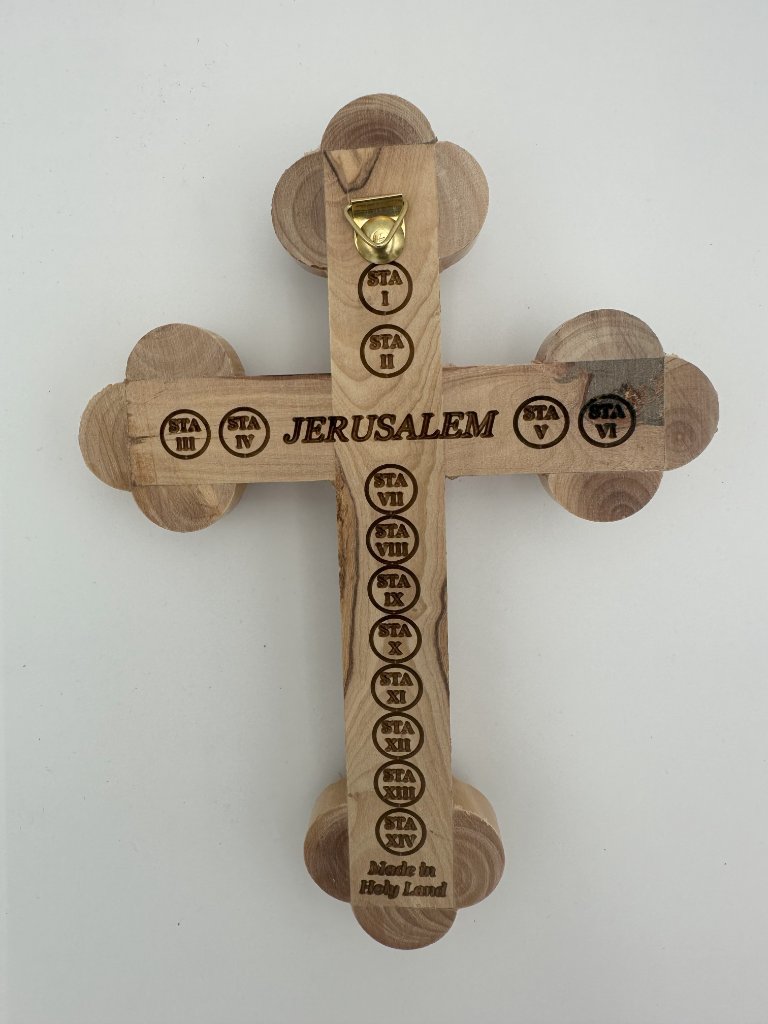 Olive wood Crucifix 2