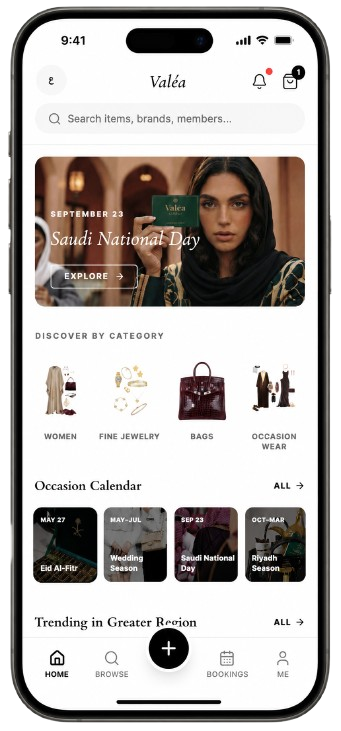 Valéa app preview