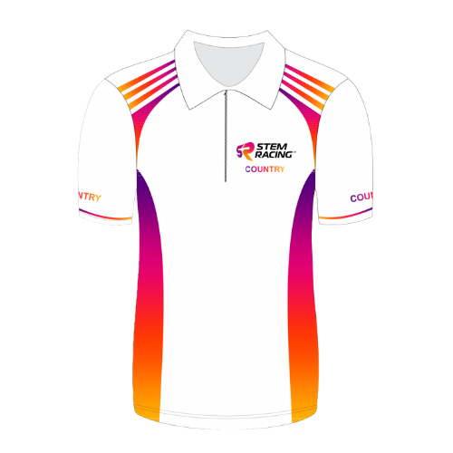 White ICC shirt front