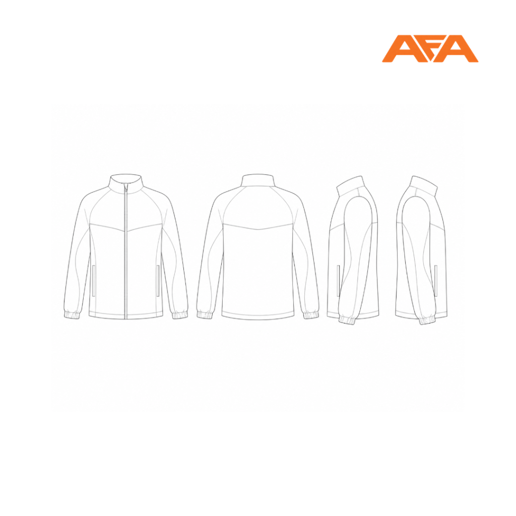 Water-Resistant Jacket template