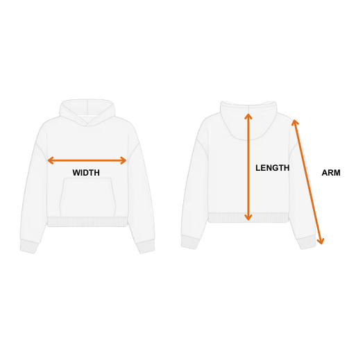 Jackets & Sweaters measurement guide