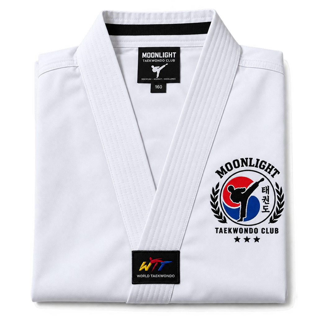 Embroidered Taekwondo dobok