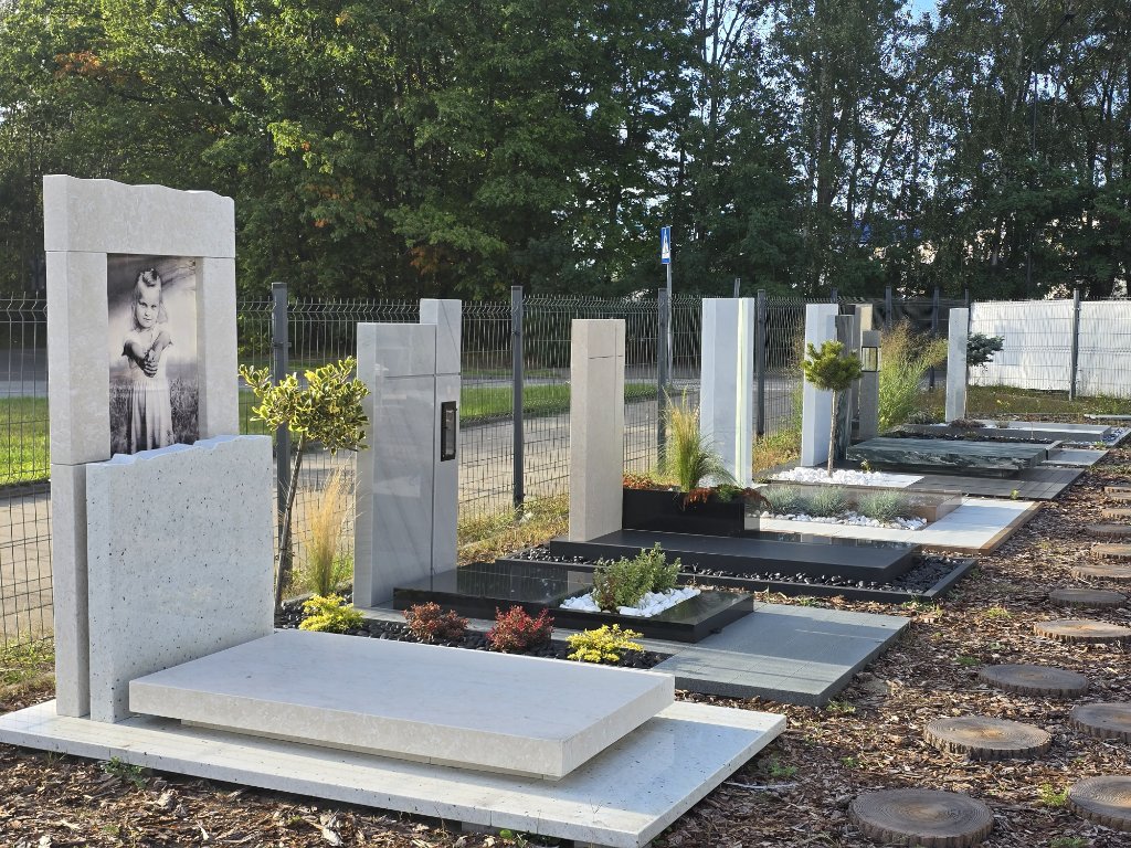 Wystawa nagrobków — punkt ekspozycji