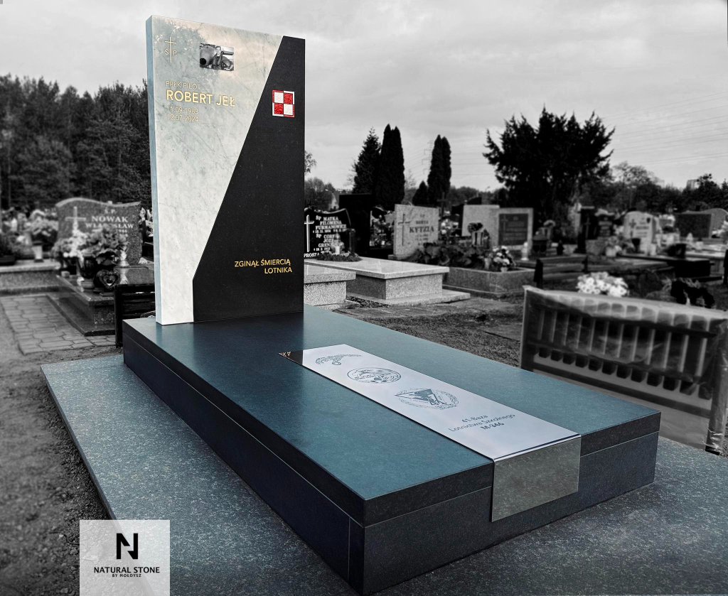Nowoczesna forma - Granit szczotkowany oraz stal kwasoodporna