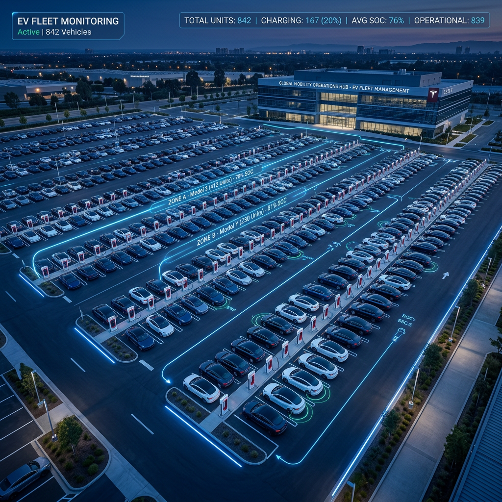 EV FMC: How Telematics, Retail Infrastructure, and Tesla Alignment Are Redefining Fleet Management at Scale