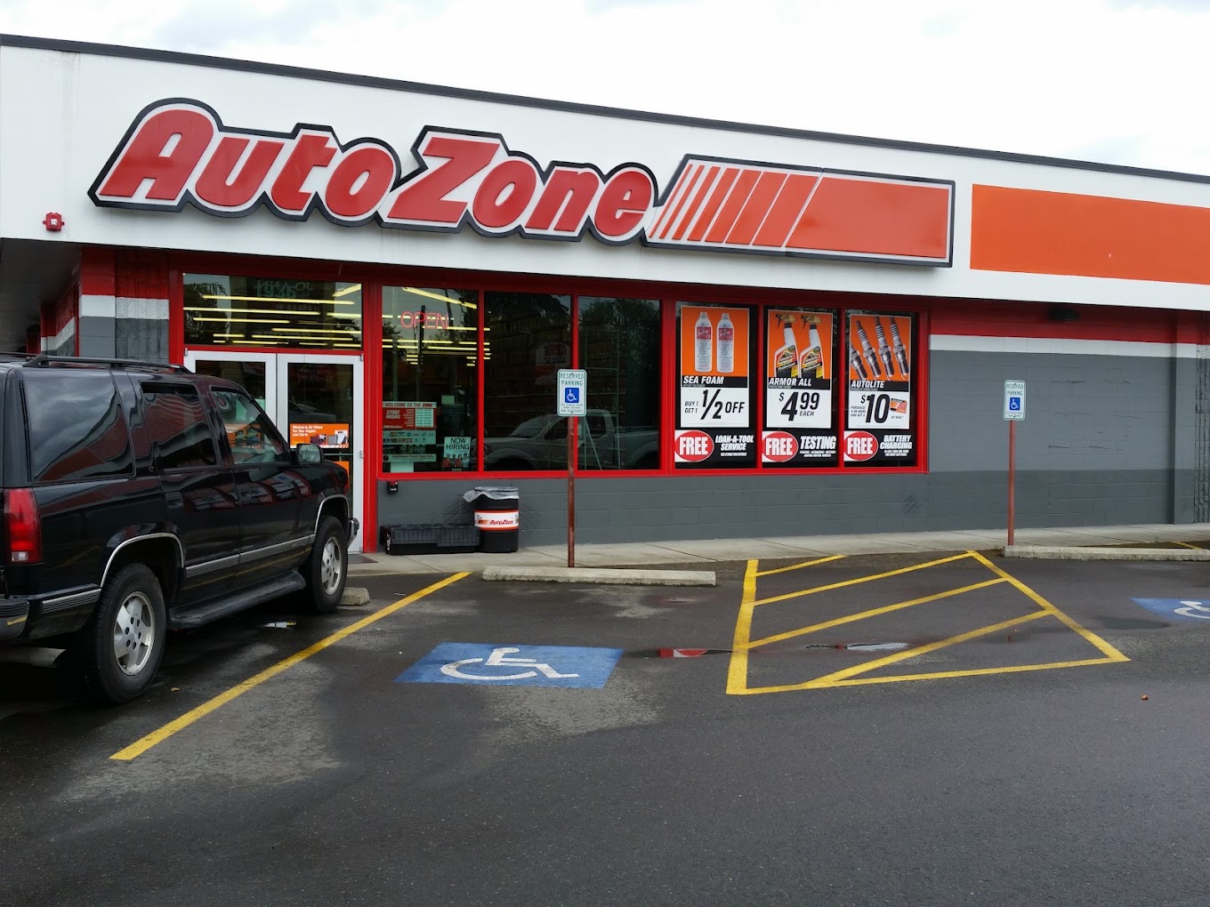 AutoZone Auto Parts pop-up market