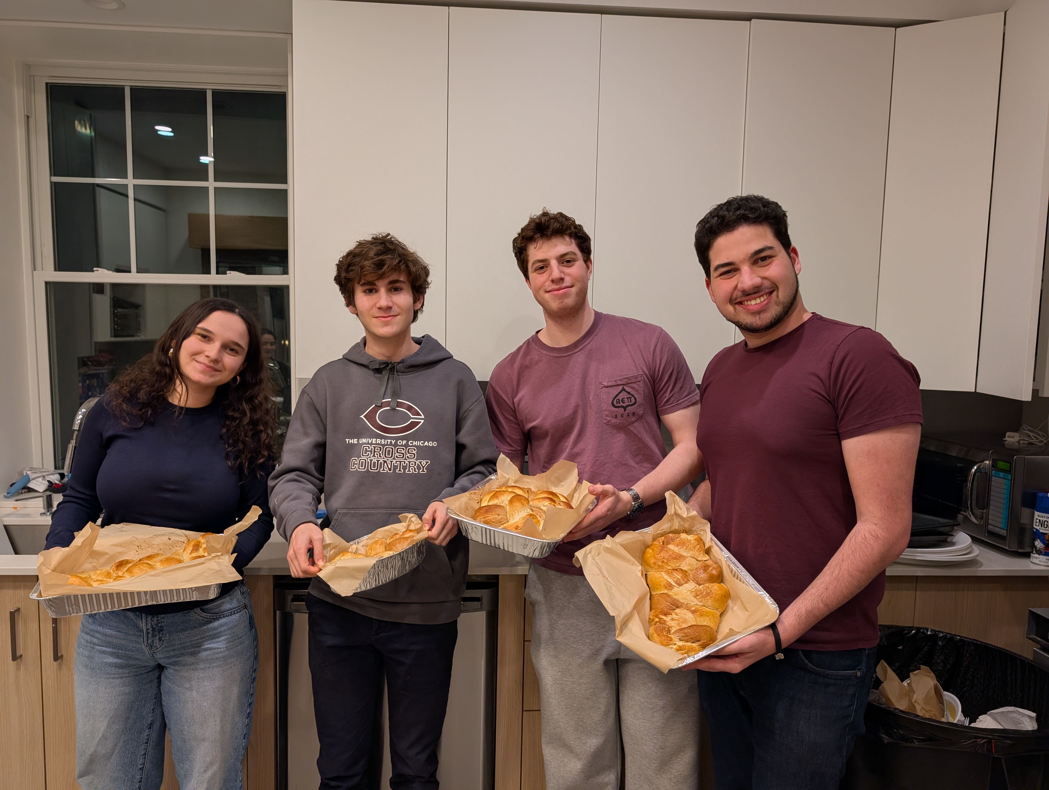 Students studying Jewish texts together