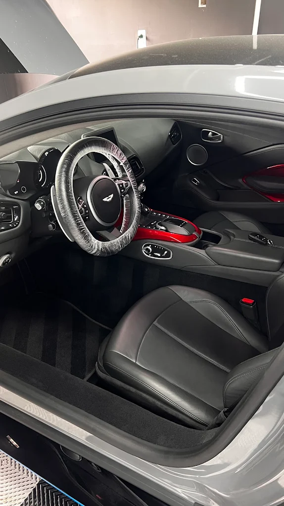 Aston Martin Vantage interior detail
