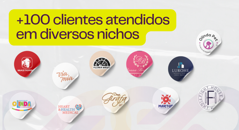 Clientes atendidos pela AGEM em diversos nichos
