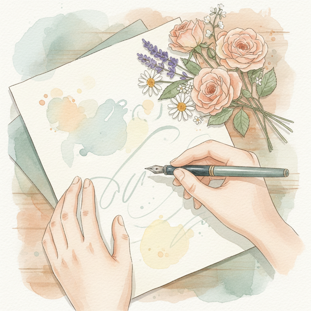 Writing a card