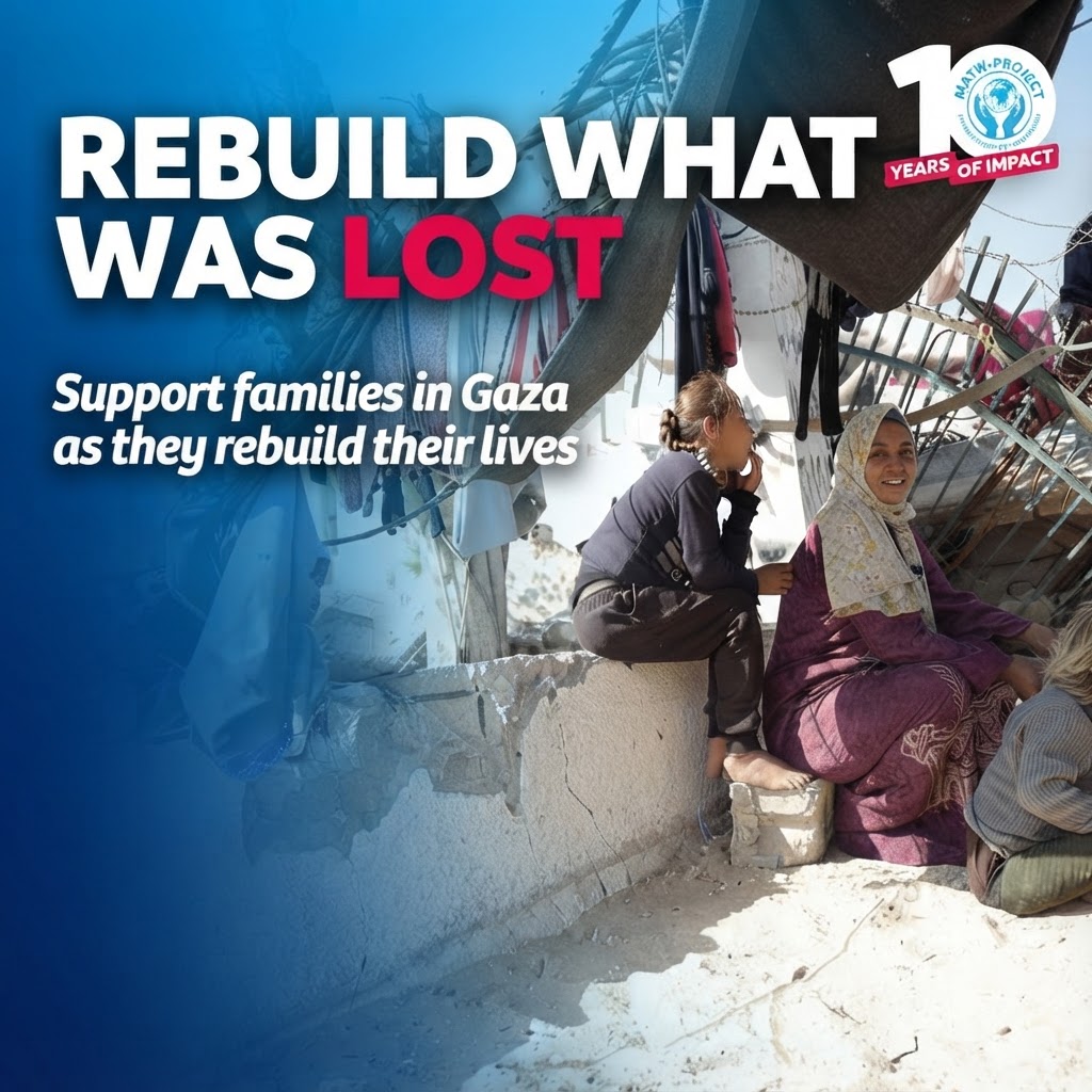 MATW Project — Rebuild what was lost, support families in Gaza