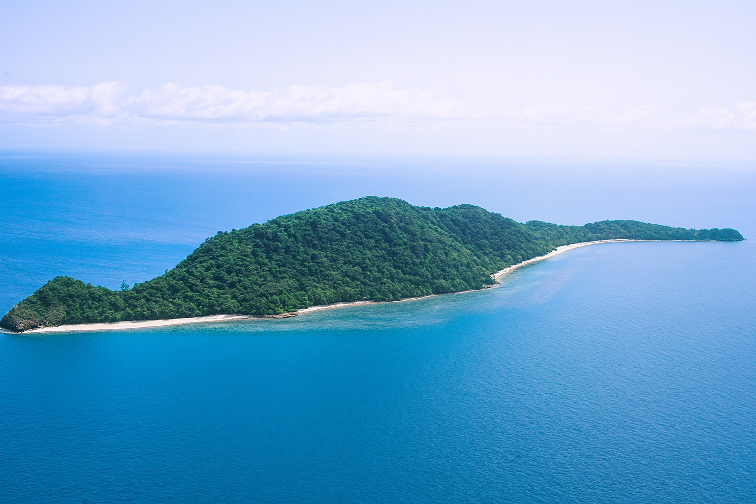 Namena Island, a private island resort in Fiji's Koro Sea, surrounded by turquoise reef