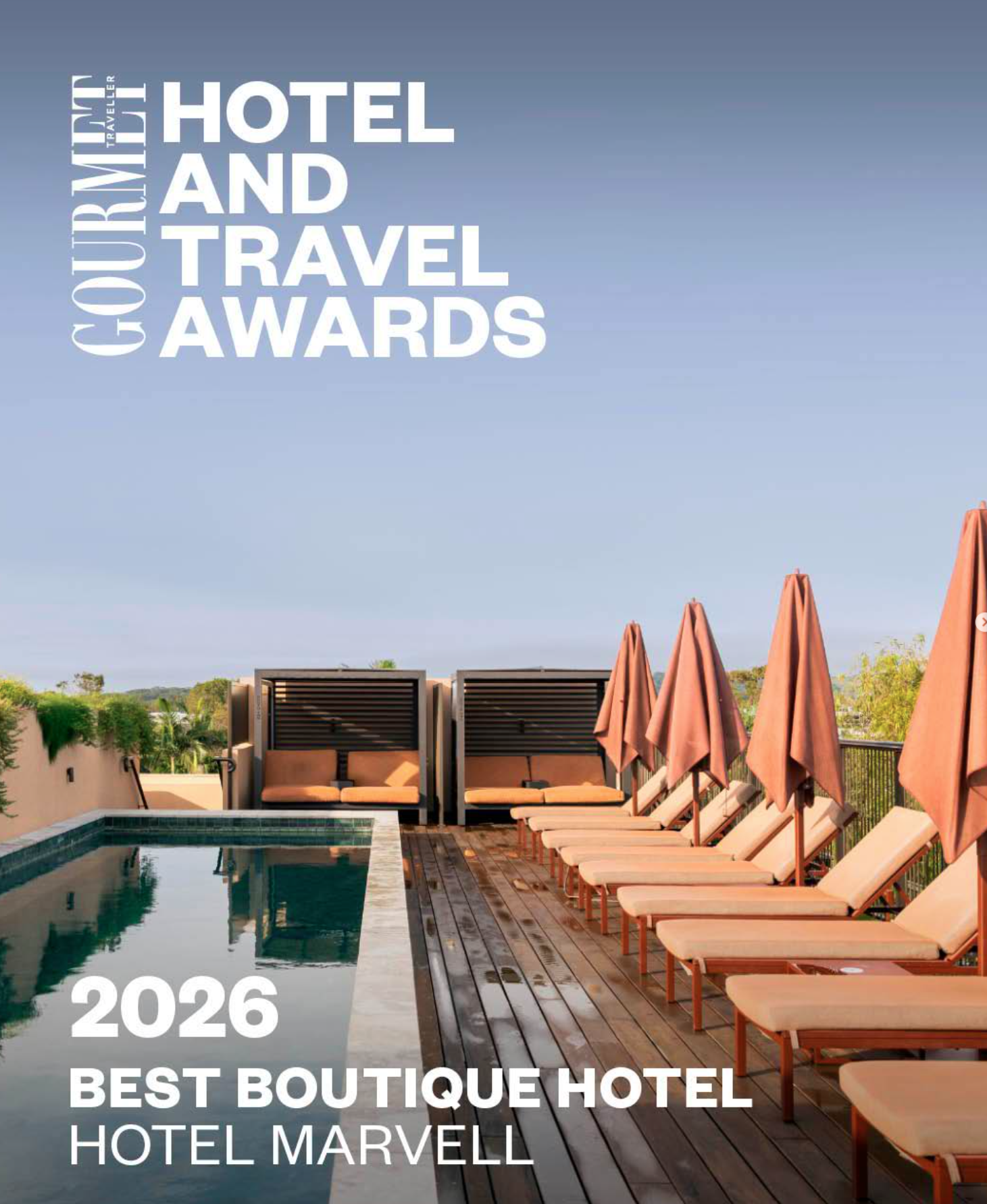 Hotel Marvell — Gourmet Traveller 2026 Best Boutique Hotel award