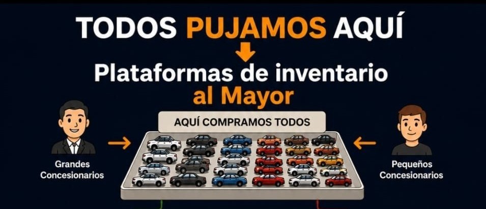Todos pujamos aquí - plataformas de inventario al mayor