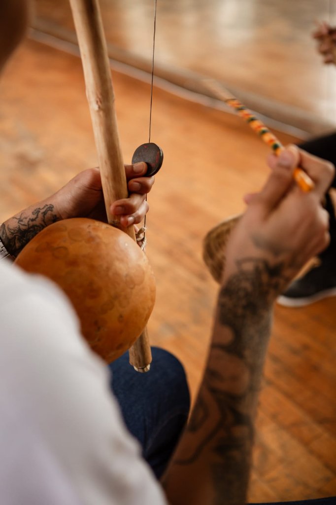 Berimbau closeup