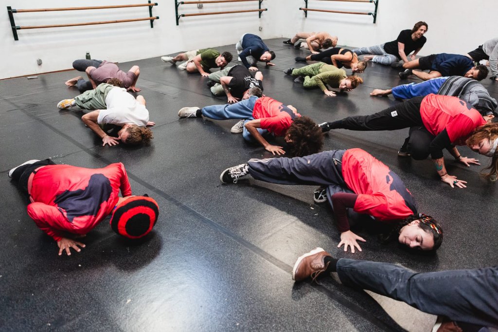 Treino de capoeira