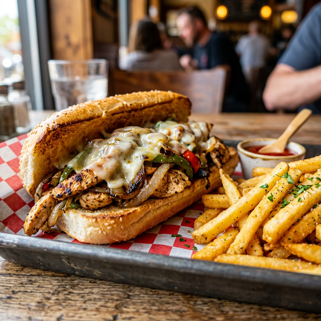 Chicken Cheesesteak Combo