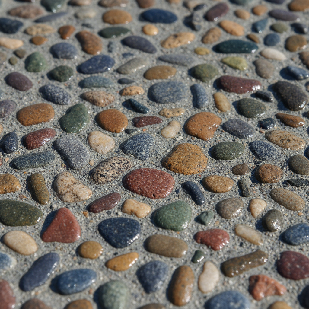 Exposed Aggregate concrete finish Dallas TX by Fantastico Construction Group