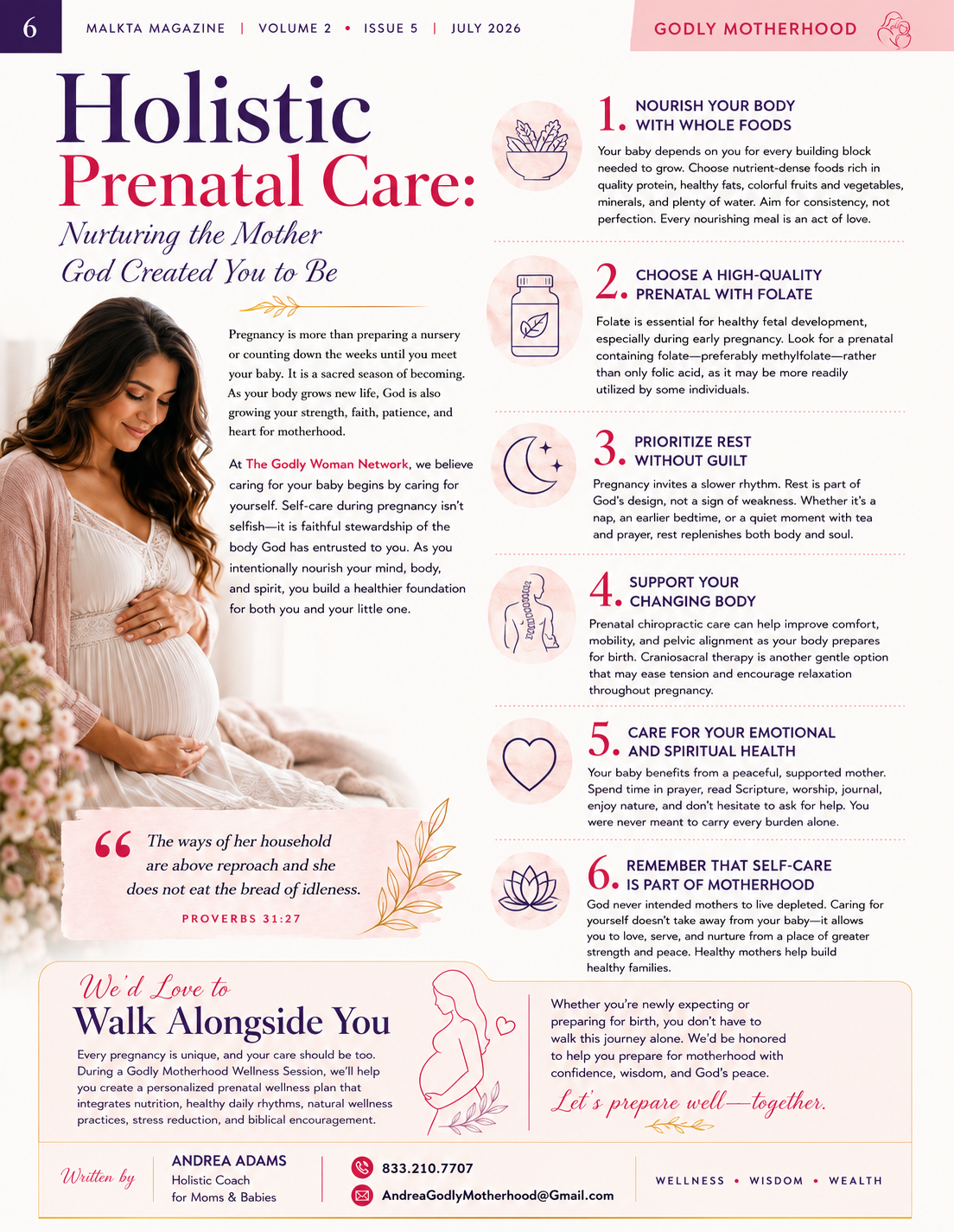 Godly Motherhood — Holistic Prenatal Care