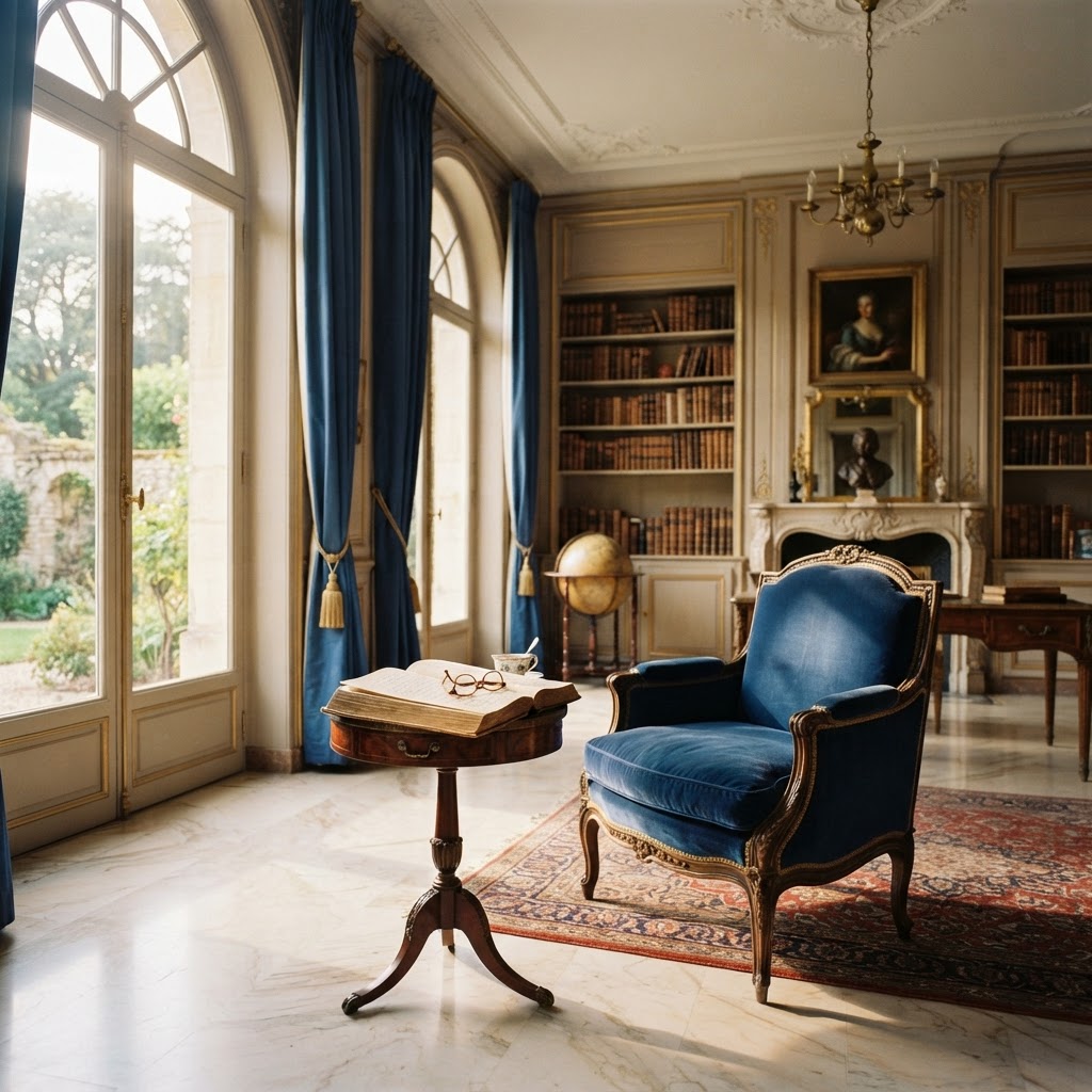 An elegant study — the atmosphere of conscious daily living
