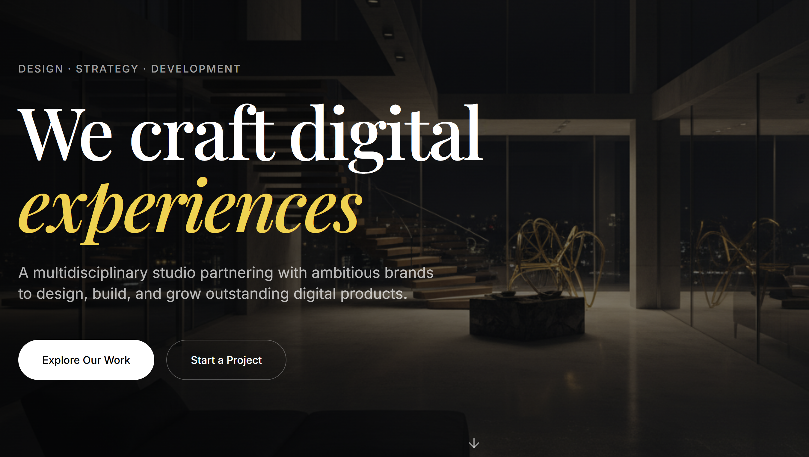 Luminal Agency Tech Business Portfolio template preview