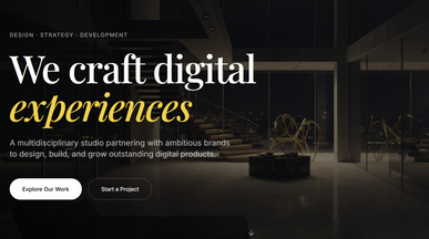 Luminal Agency Tech Business Portfolio template preview